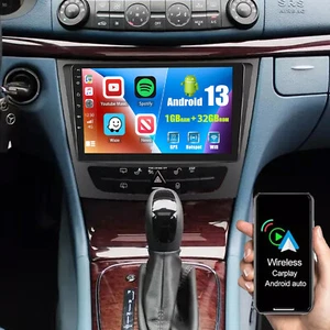 Für Mercedes Benz E-Klasse W219 W211 GPS Navi 9'' Android 13 Autoradio Bluetooth - Bild 1 von 15