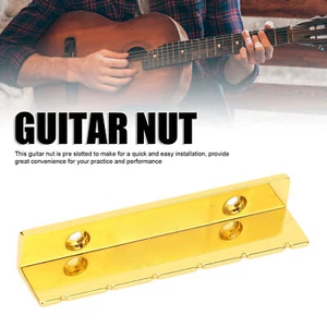 Guitar Nut Easy Installation Slotted Nut For Lap Steel Guitar - Picture 1 of 12