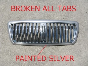 2006 2007 2008 LINCOLN MARK LT FRONT HOOD TOP UPPER GRILLE SILVER USED 06 07 08 - Picture 1 of 19