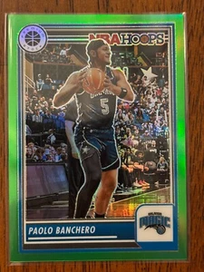 2023-24 Panini Hoops Premium Stock - Paolo Banchero #182, Green Prizm # 1/5 - Picture 1 of 2