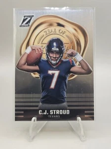 2023 Panini Zenith - Zeal of Approval Silver #24 C.J. Stroud (RC) 🔥 Texans - Picture 1 of 2
