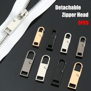 Sewing Kit Replacement Zipper Pull Metal Zip Zipper Slider Metal Zipper Head