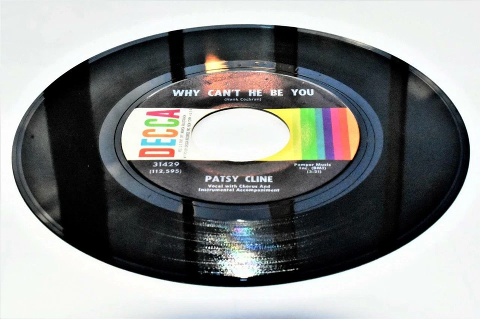 Patsy Cline Why Can't He Be You / Heartaches 1962 Decca 31429 Country Strong VG+ - Imagem 1 de 1