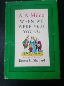 When We Were Young By A.A. Milne 1952 Hardcover DJ - Picture 1 of 3