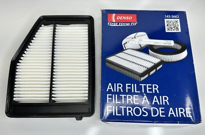 Filtro de aire motor DENSO 143-3662 / OE Honda 17220-R1A-A01 - Civic e ILX Foto 1 de 4