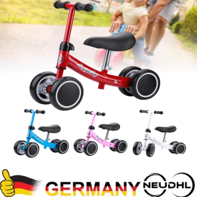 Kinder Laufrad 1-2 Jahre Lauflernrad Spielzeug Erstes Fahrrad ohne Pedal - Bild 1 von 4