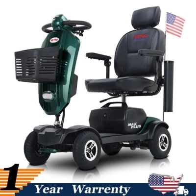 Scooter de movilidad de viaje de 4 ruedas 16 millas 300 W con puerto de cargador USB 300 lb de capacidad Foto 1 de 4