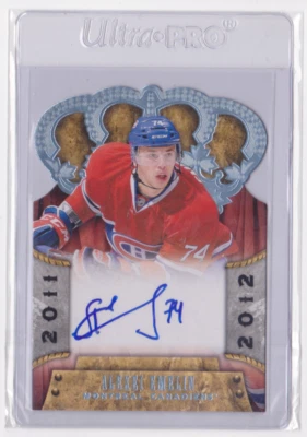 2011-12 PANINI CROWN ROYALE ROOKIE AUTO ALEXEI EMELIN #154 MONTREAL CANADIENS - Image 1 of 2