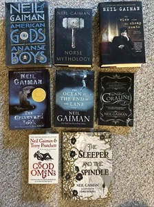 Neil Gaiman Book Lot (6 hardcovers & 2 paperbacks) - Imagen 1 de 2