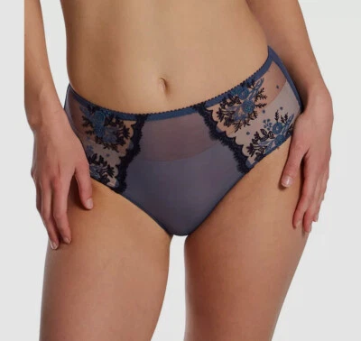 Braguita retro para mujer Simone Perele azul intriga talla 3 Foto 1 de 3