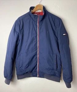 tommy hilfiger bomber jacket Men’s Size M Navy Blue - Picture 1 of 13