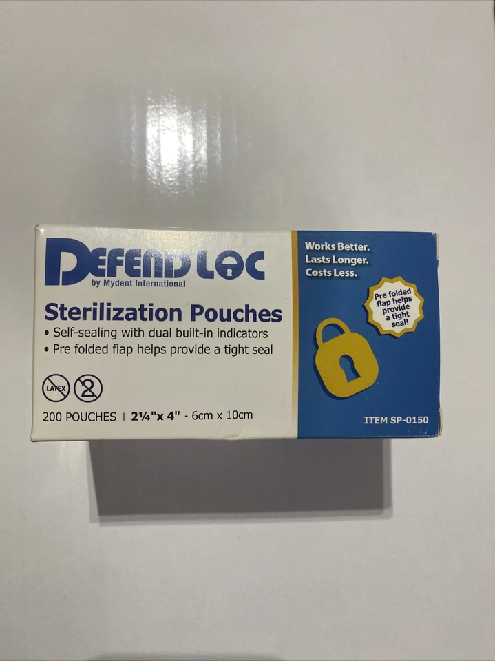 BOLSAS DE ESTERILIZACIÓN AUTO SELLADO 21/4 X 4" (1200 PIEZAS) SP0150 Foto 1 de 2