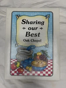Vintage Orange VA Oak Chapel Baptist Church Cook Book Recipes - Imagen 1 de 6