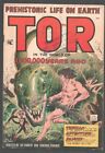 Tor #4 1954- St John-Joe Kubert dinosaur cover & story art-Prehistoric life o...