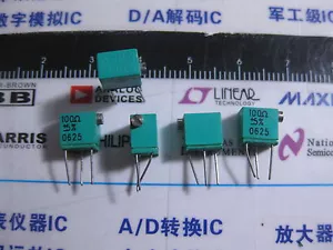 1X 1240X 100R 5% Trimmer Widerstände Durchsteckloch 100 Ohm 1/4W 5% Y5053100R000J0L - Bild 1 von 5