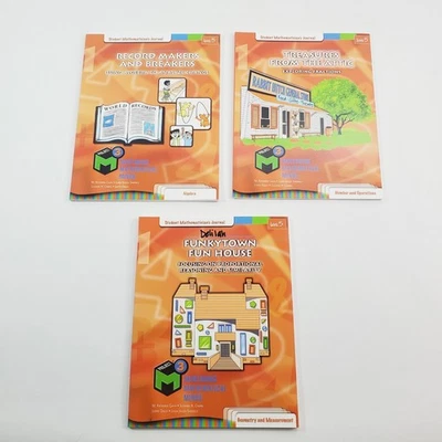 Lot of 3 Project M3 Level 5 Student Mathematician's Journal Workbooks Paperback - Image 1 of 4