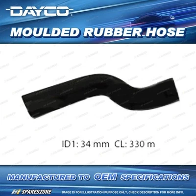 Dayco Upper Radiator Hose for Ford Courier Econovan 2.0L 2.2L 1984-1998 - image 1 of 2