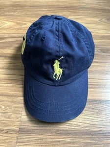 Polo Ralph Lauren Infant Hat Cap Blue Big Pony Logo #3 Kids - Picture 1 of 7