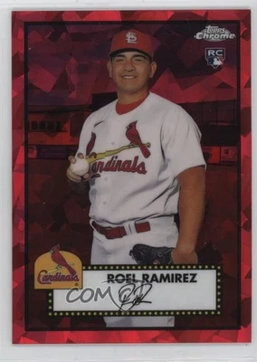 2021 Chrome Platinum Anniversary Red Atomic Refractor Roel Ramirez Rookie RC - Image 1 of 2