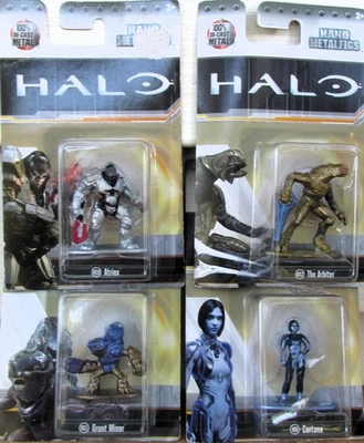 Figuras diecast Halo Nano Metalfigs nuevas en tarjetas 4 figuras Foto 1 de 4