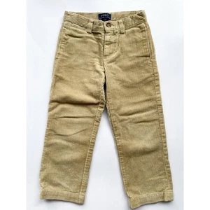 Boy's Polo Ralph Lauren Khaki Colored Cotton Corduroy Pants Size 4T - Picture 1 of 4
