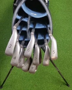 Ping G5 Iron Set 3-AW Blue Dot Regular Flex Steel Matching Serial Numbers - Picture 1 of 9