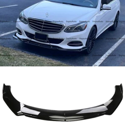 For Mercedes-Benz GLA200 GLA250 Front Bumper Lip Spoiler Splitter Glossy Black - Image 1 of 4