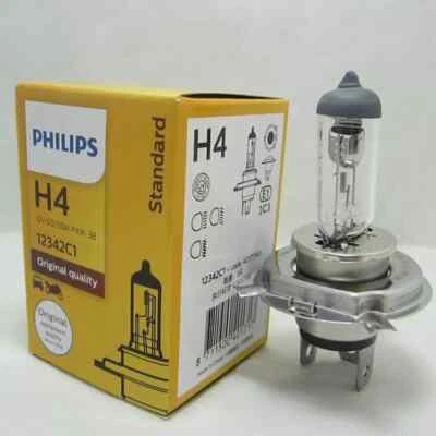 Philips H4 Luz Halógena Coche 12342C1 12V 60/55W P43t-38 Bombilla Faro Coche Foto 1 de 3