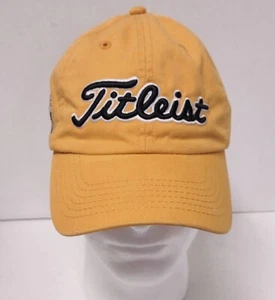 Titleist Longaberger Golf Club Men's Golf Cap Yellow/Orange Cotton Adjustable  - Picture 1 of 12
