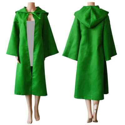 Long Hooded Cloak for Halloween Cosplay Costumes Men Women Medieval Renaissan - Image 1 of 4