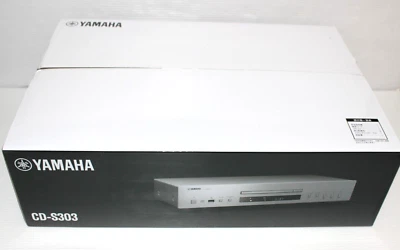 YAMAHA CD-S303 CD Player USB WAV/FLAC Playback Silver Entry model From Japan - Image 1 of 4