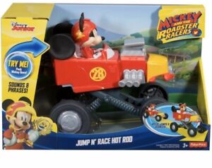 Disney Junior Mickey And The Roadster Racers Hot Rod Jump N Race NEW