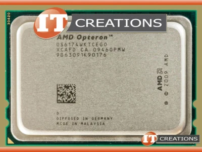 AMD OPTERON 12 CORE PROCESSOR 6174 2.2GHZ 12MB L3 CACHE 115W CPU OS6174WKTCEGO-D - Image 1 of 2