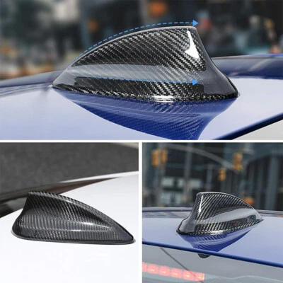 FOR BMW F30 F22 F32 F36 F80 M3 M4 CARBON FIBER SHARK FIN ANTENNA COVER CAP - Image 1 of 4