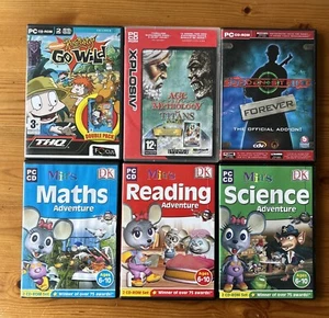 Job Lot 6x PC Games - No Manuals And Untested - Cases In Good Condition - Picture 1 of 2