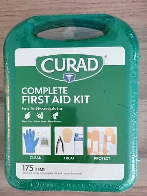 Kit completo de primeros auxilios CURAD estuche rígido 175 piezas suministros para huracanes NUEVO sellado  Foto 1 de 2