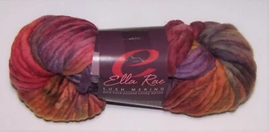 LOT of 8 skeins Ella Rae LUSH MERINO Hand Painted Roving merino wool yarn #103 - Picture 1 of 1