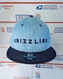 Memphis Grizzlies Light Blue Corduroy Snapback Hat by Ultra Game - Picture 1 of 7