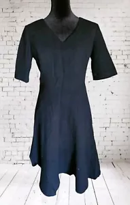 Lafayette New York 148 Wool Dress, Black, Size 0 - Picture 1 of 7
