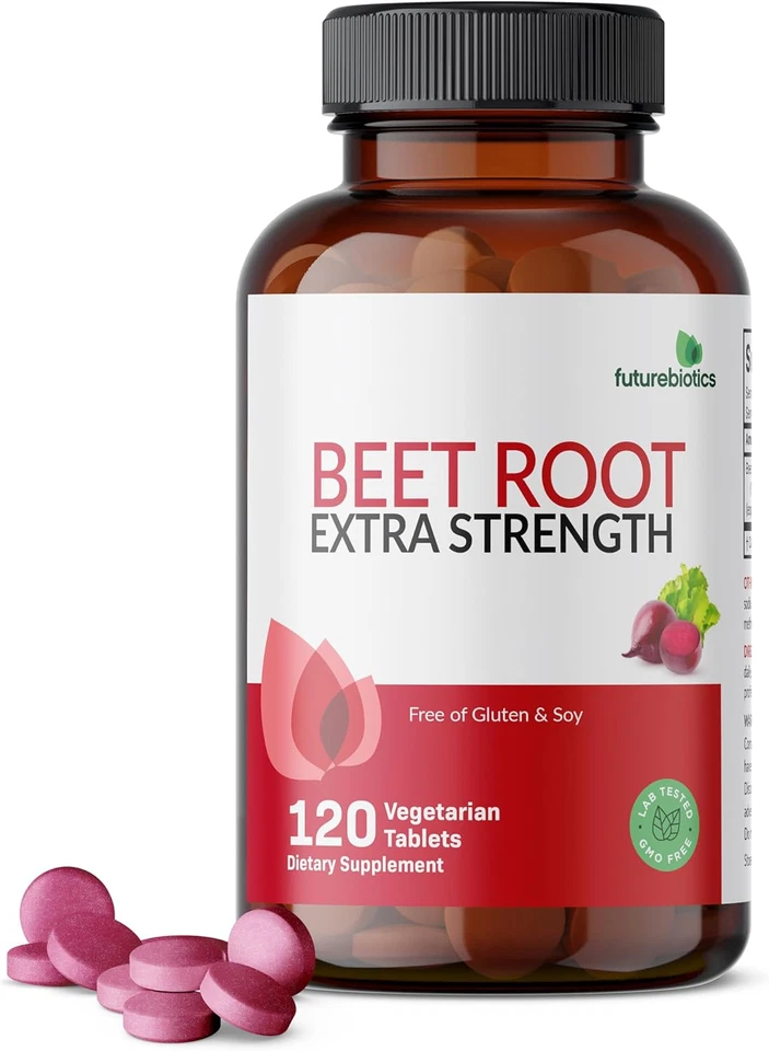 Futurebiotics Beet Root Extra Strength Non-Gmo 120 Vegetarian Tablets