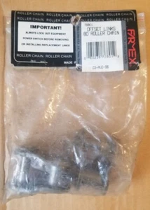 NOS 2 Pc FARMEX #80  1" Replacement Roller Chain Offset Link S76801  80-H - Picture 1 of 1