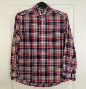 Uniqlo Linen Blend Long Sleeve Shirt Med 38”-40” Chest Check BNWOT!  - Picture 1 of 8