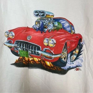 Chevrolet Corvette T-Shirt Mind Bender Madd Dogg Kurzarm Auto Illustration - Bild 1 von 12