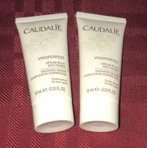 2X Caudalie VINOPERFECT Radiance Serum Complexion Correcting .33oz Each Sealed - Picture 1 of 5