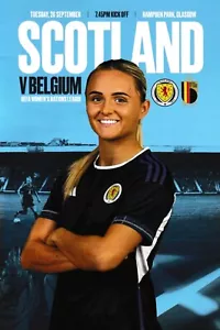 Scotland Women v Belgium Women 23/24 programme - Picture 1 of 1