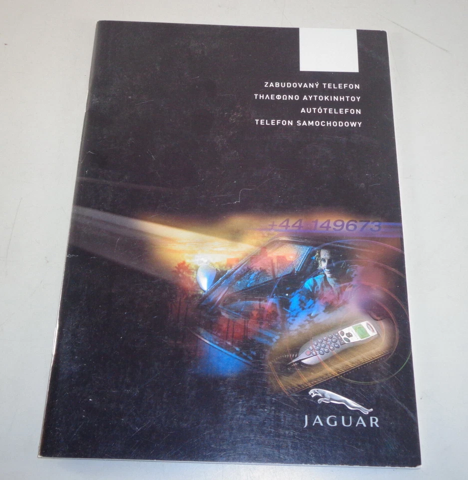 Üzemeltetési Utasítások Teléfono Jaguar Telepitve Van XK8 Xkr S-TYPE Etc 2004 - Imagen 1 de 1