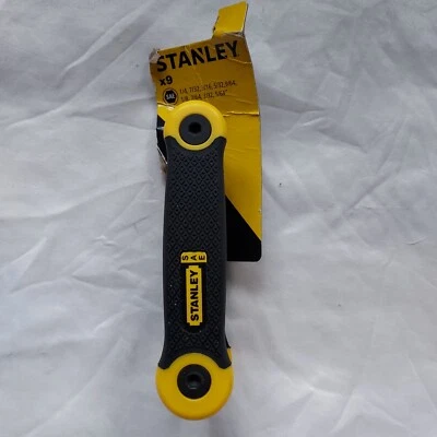 Stanley Tools Folding Hexagon Key Set Of 9 Imperial (5/64 - 1/4In) STA269265 - Image 1 of 4