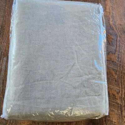 West Elm European Belgian Flax Linen F/Q Duvet Celadon Melange - Image 1 of 2