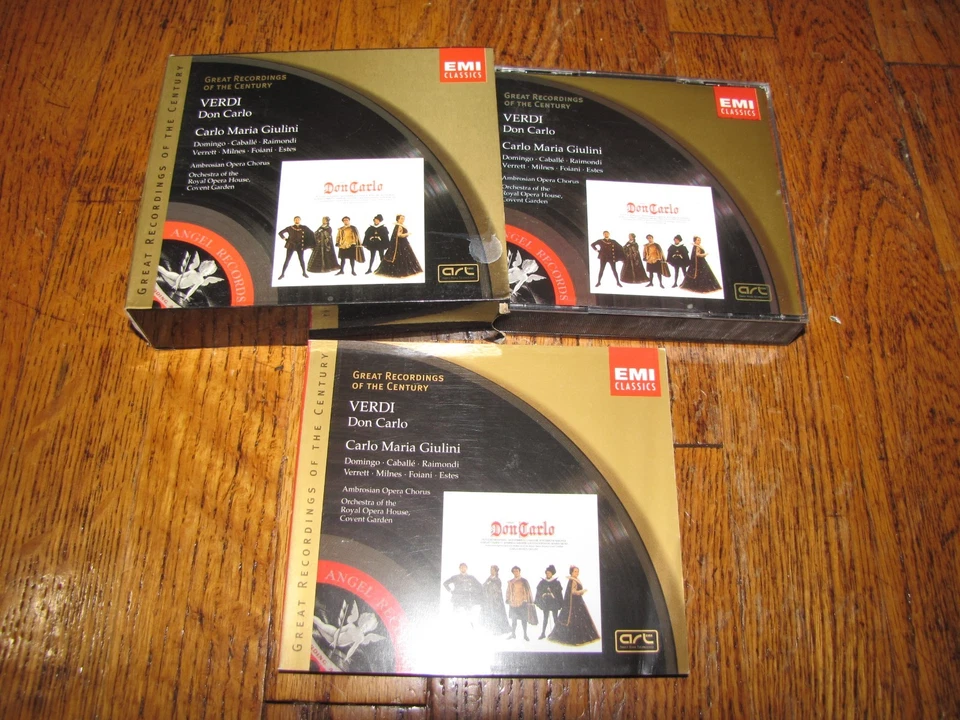VERDI - DON CARLO - CARLO MARIA GIULINI - EMI CLASSICS 3 CDS W/ BOOKLET - Image 1 of 4
