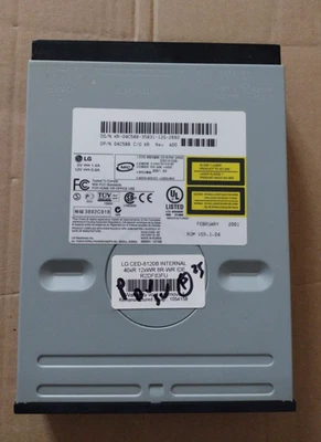 LG CED-8120B  IDE Internal CDRW BLACK 40x12x8 *Read description* - Image 1 of 3